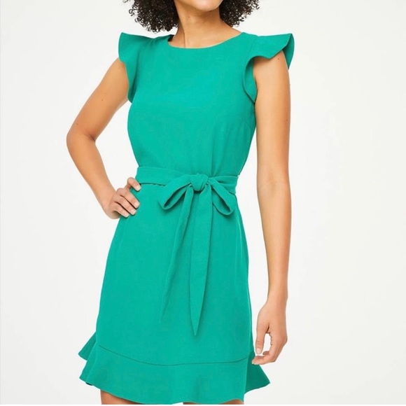 LOFT | Dresses | Nwt Loft Outlet Green Dress | Poshmark